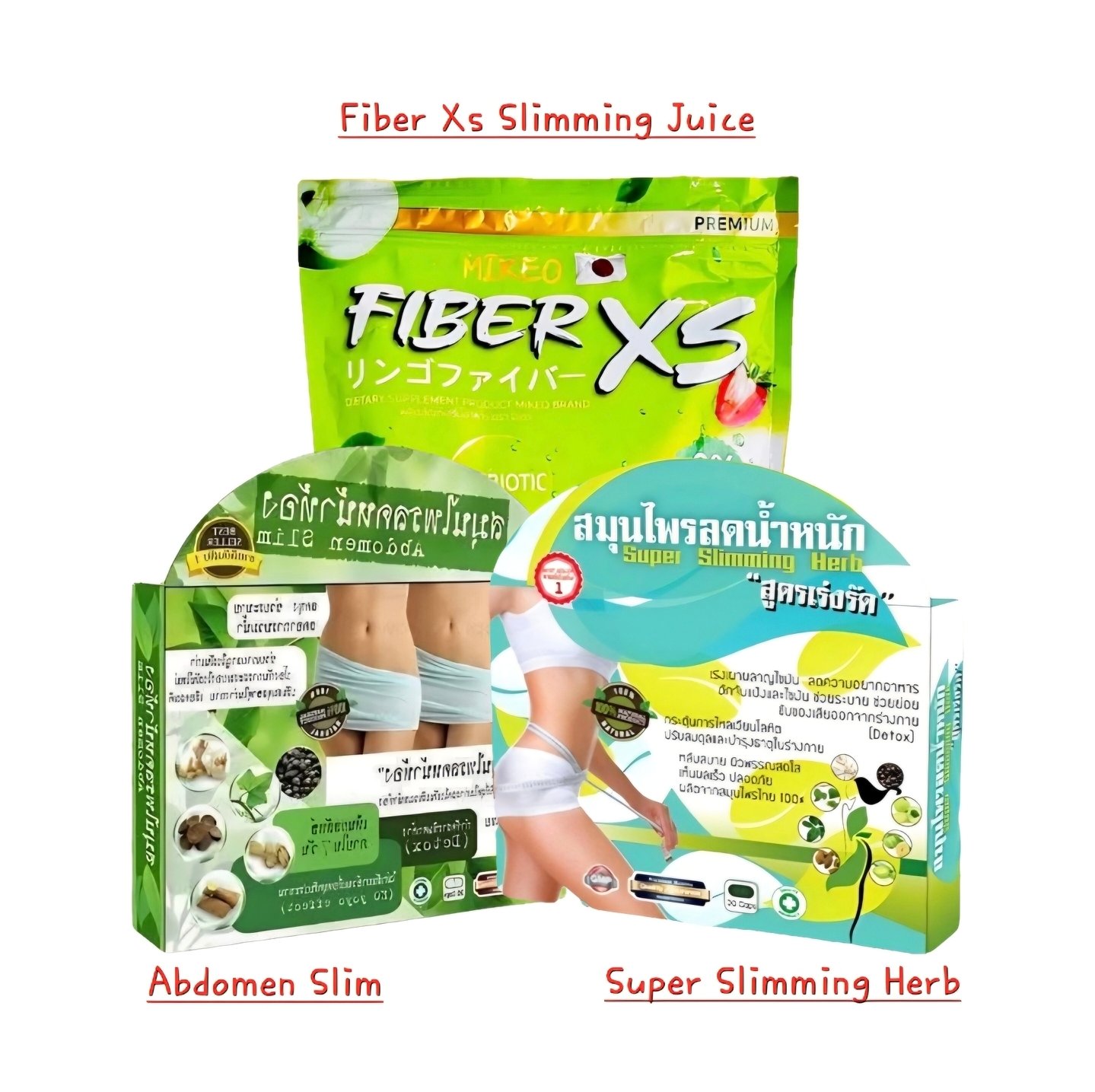 Fiber Xs, Super Slimming herb & Abdomen Slim